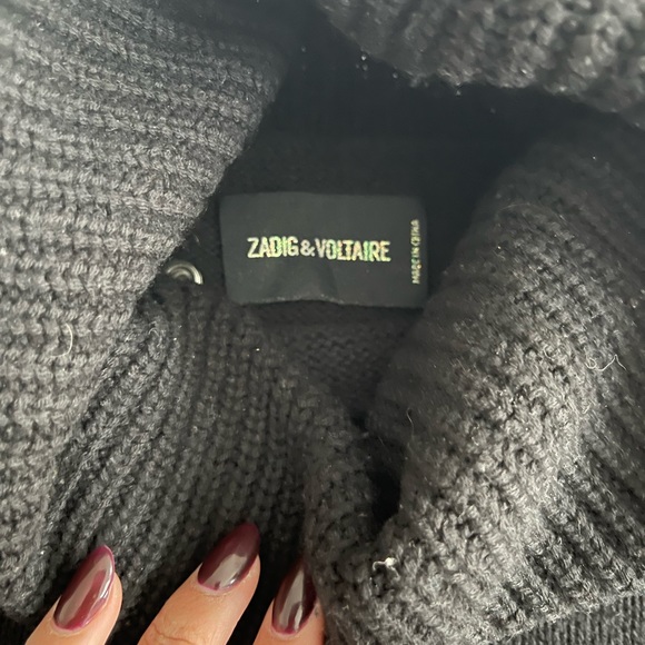 Zadig Voltaire wool and cashmere deluxe sweater. - Picture 3 of 4